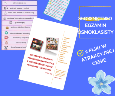 ZESTAW: SŁOWNICTWO E8 