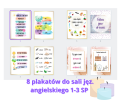 8 plakatow do sali jez. angielskiego 1-3 SP