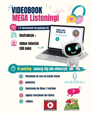 PRZEDSPRZEDAŻ VIDEOBOOK MEGA LISTENINGI Z AI